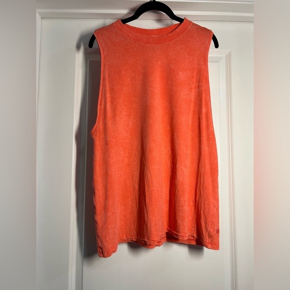 Lululemon All Yours Boyfriend Tank-Brick Orange-PTP 15" - Picture 4 of 7
